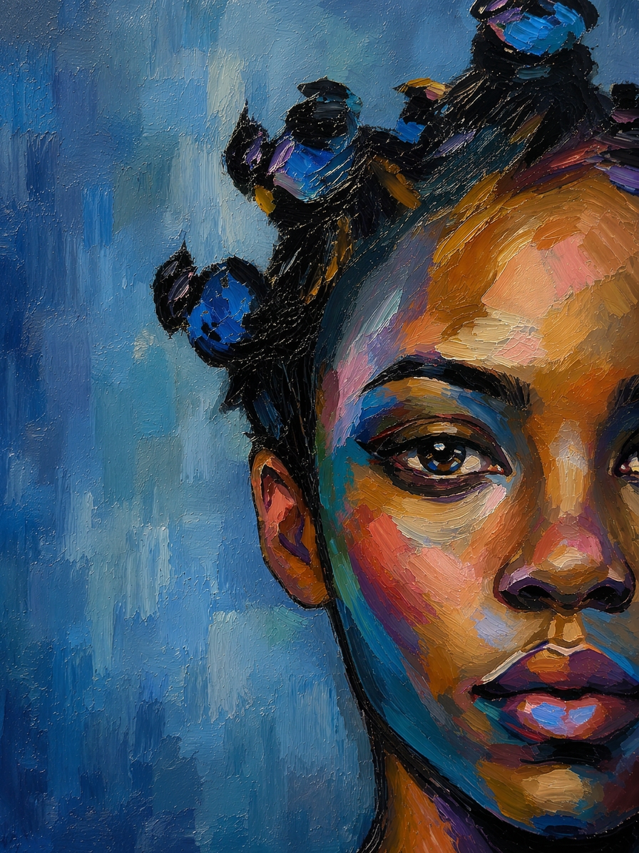 Becoming Her — Acrylic on canvas